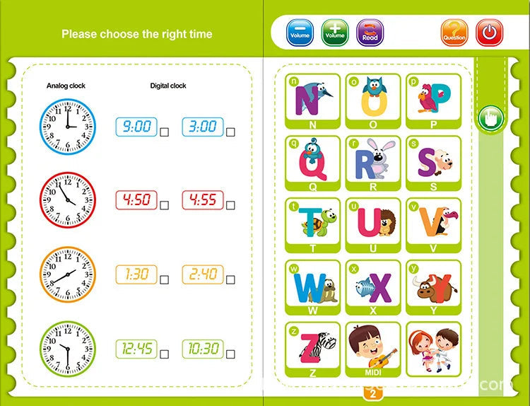 Kinderboek Educatief Muzikale Letters 32 Pagina's Hoogwaardig Papier Voor Kinderen 3-7 Jaar 3