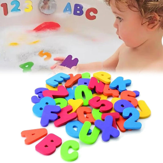 Fun Learning Foam Alphabet Set for Kids Bath Time - Lusomart