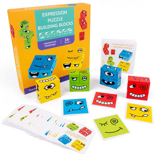 Fun Wooden Learning Blocks for Kids - Lusomart