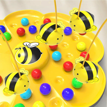Title: Buzzy Bee Educational Magnet Game for Kids

Handle: buzzy-bee-educational-magnet-game

Product Description: Get ready for some fun learning with our Buzzy Bee Educational Magnet Game! This eco-friendly game is made from durable ABS material and is perfect for little ones to explore and learn while playing. Encourages creativity and critical thinking while keeping them entertained!

Variants: 

- Age Group: 4+
- Material: Durable ABS
- Eco-Friendly: Yes