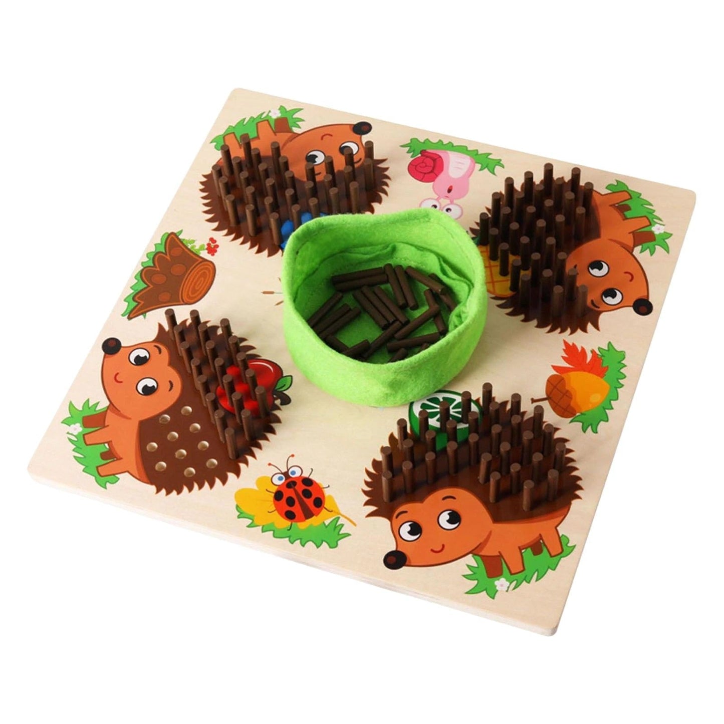 Fun Learning Wooden Number Board For Children - Lusomart