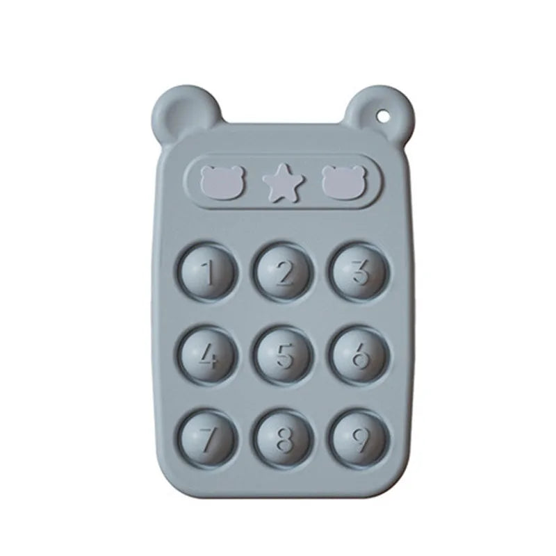 Baby Chew Toy Teether - Soft and BPA Free Silicone - Lusomart