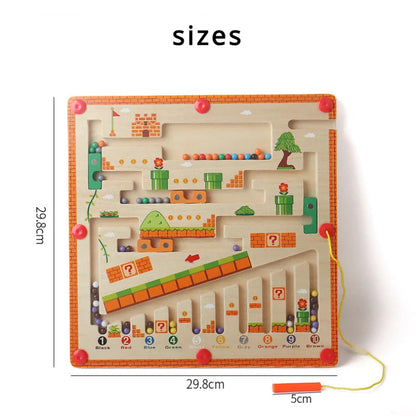 Kinderen Houten Magnetische Puzzel Creatief Leren 29.8 cm 5