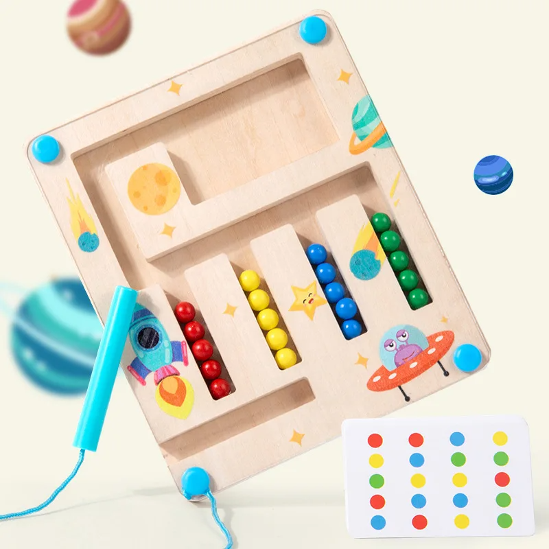Fun Magnetic Play Set - Wooden Learning Toy for Kids - Lusomart