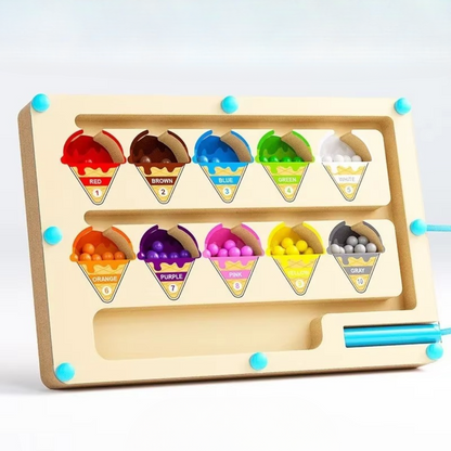 Fun Wooden Learning Board for Kids - Lusomart