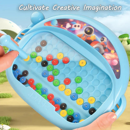 Title: Kids Magnetic Drawing Board - Creative Fun!

Handle: kids-magnetic-drawing-board-creative-fun

Product Description: Looking for a fun way to boost your little one's creativity? Check out our Kids Magnetic Drawing Board! This safe and durable plastic board measures 20x16 cm, making it perfect for tiny hands. Let your kids unleash their imagination while keeping mess at bay!

Variants: 
- Color: Red
- Color: Blue
- Color: Green

Grab yours now and watch your kids create amazing drawings!