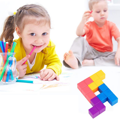 Title: Kids Magnetic Cube Toy - Educational & Creative

Handle: kids-magnetic-cube-toy-educational-creative

Description: Looking for an awesome toy that sparks creativity and learning? Check out our Kids Magnetic Cube Toy! It's safe, made from durable ABS material, and perfect for kids aged 3 and up. Watch their imagination soar as they build and create with these colorful magnetic cubes.

Variants: 
- Color: Multicolor
- Age Group: 3 years and older
- Material: ABS (Safety assured)