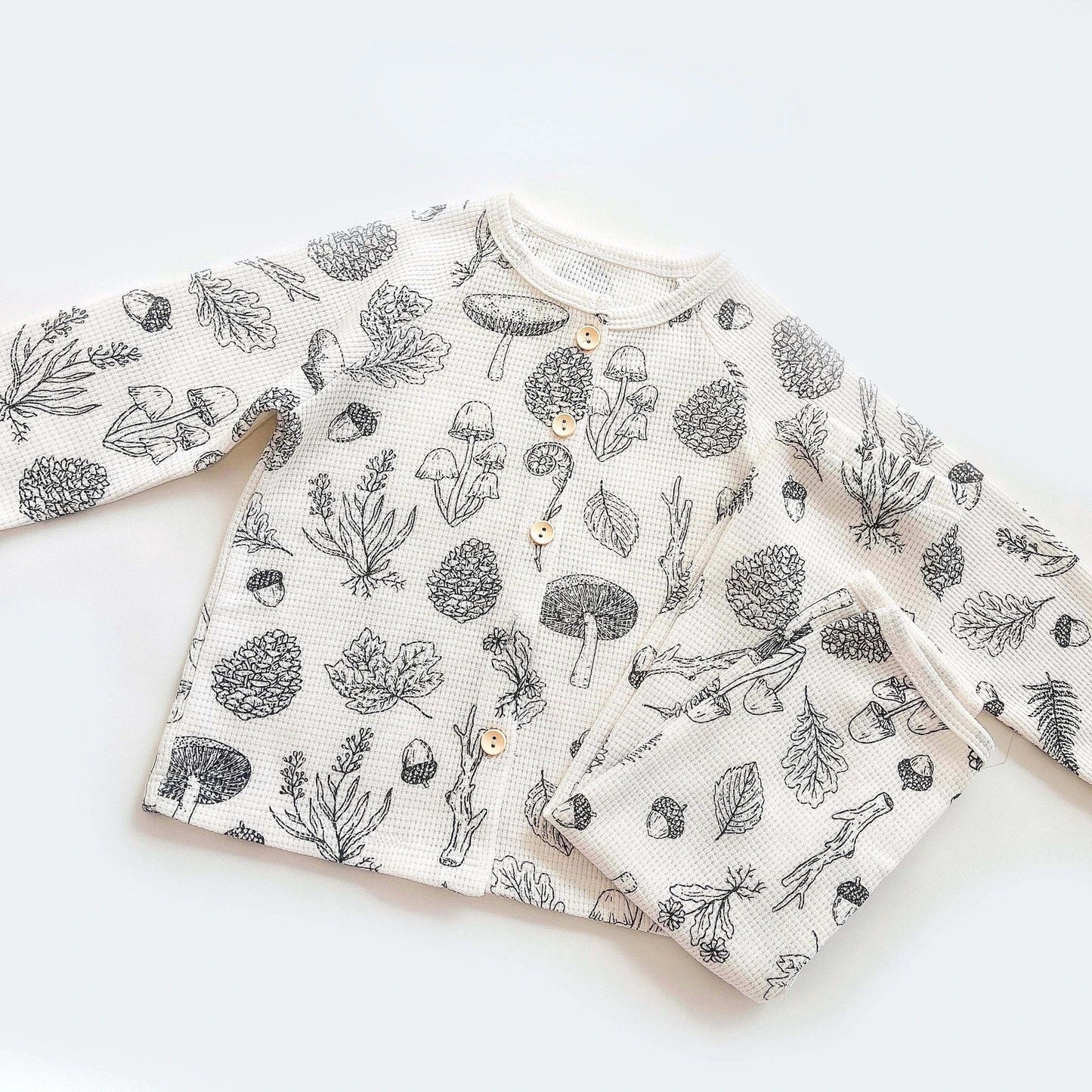 Kinderen Pyjama Luchtig Katoen Comfortabel Lange Mouwen en Broek 13