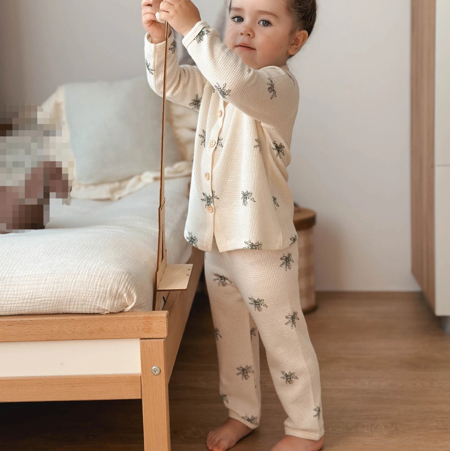 Title: Kids Pajama Set - Lightweight Cotton Comfort with Long Sleeves and Pants

Handle: kids-pajama-set-lightweight-cotton-long-sleeves-pants

Description: Keep your little ones cozy and stylish with our Kids Pajama Set! Made from breathable cotton, this comfy outfit features long sleeves and pants, ensuring a snug fit perfect for a good night's sleep. Ideal for every child who loves to snuggle up in comfort. Grab this set and let them dream in style!

Variants: 
- Size: 7
