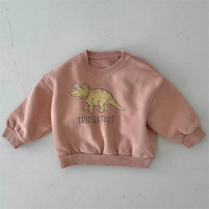 Fun Dino Graphic Hoodie for Kids Soft Green Cotton - Lusomart