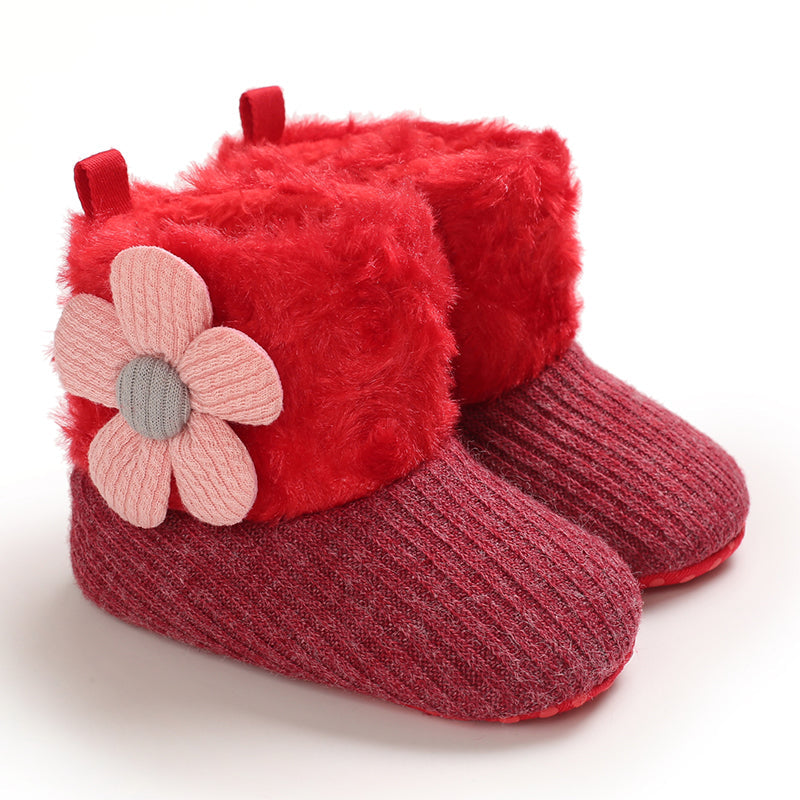 Kids Winter Boots Non-Slip Warm Cotton for Babies Plush Interior 1