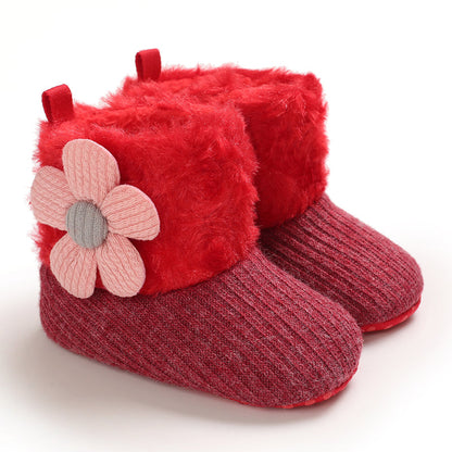 Kids Winter Boots Non-Slip Warm Cotton for Babies Plush Interior 1