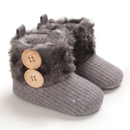 Kinderen Winterschoenen Antislip Warm Katoen voor Baby's Pluche Binnenkant 5