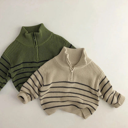 Kids Zipper Hoodie Comfortable Cotton Simple Zip 1