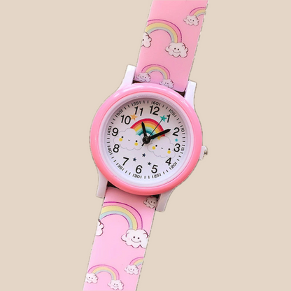 Colorful Kids Watch with Soft Strap - Lusomart