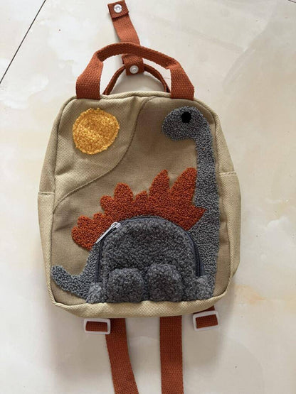 Fun Colorful Kids Backpack Soft Cotton Backpack - Lusomart