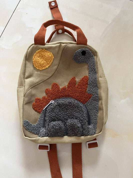 Fun Colorful Kids Backpack Soft Cotton Backpack - Lusomart