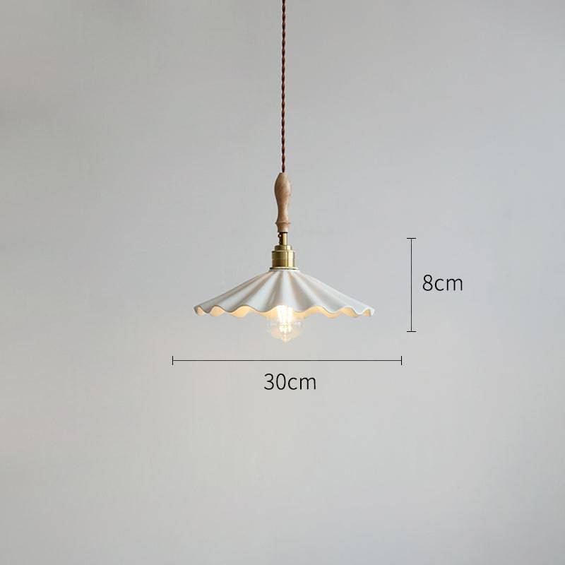 Stylish Folded Ceramic Hanging Light