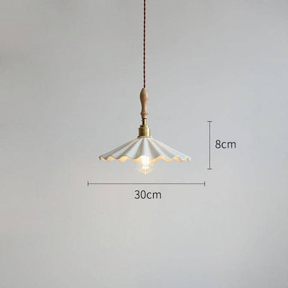 Stylish Folded Ceramic Hanging Light