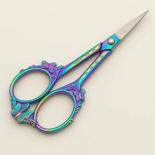 Vintage Style Hair Scissors - Decorative Handle - Lusomart