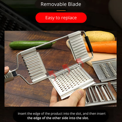 Easy Food Chopper Stainless Steel Slicer Set