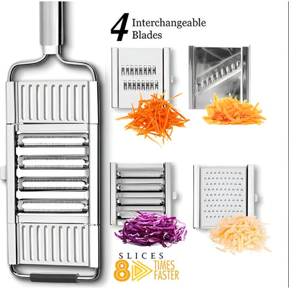 Easy Food Chopper Stainless Steel Slicer Set
