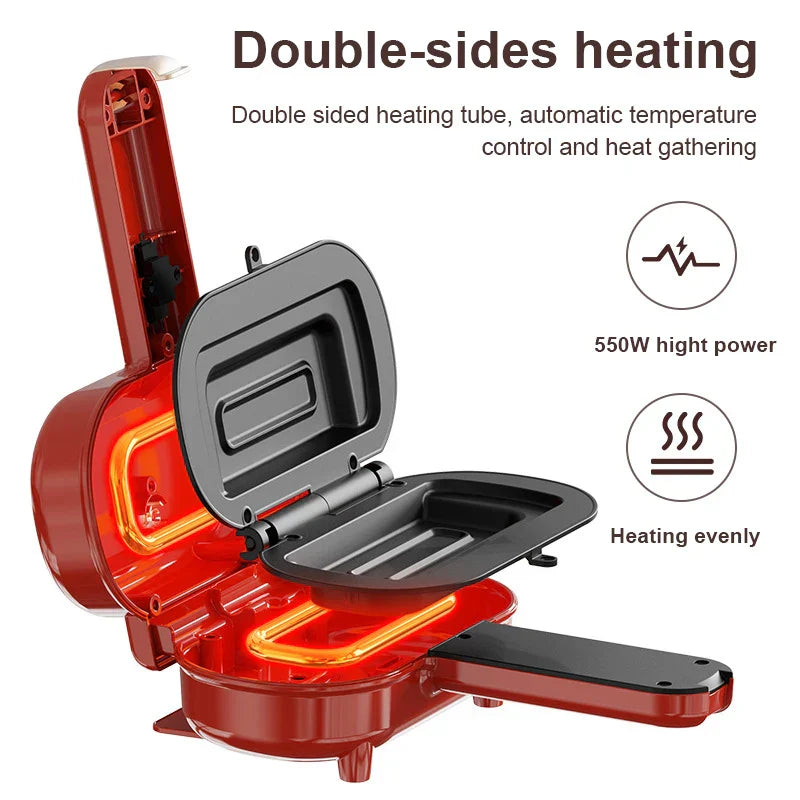Kitchen Essentials | Mini Non-Stick Toast Press Grill Machine with Quick Heating – Perfect for Toasted Sandwiches and Snacks 3
