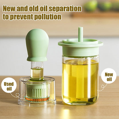 Kitchen Essentials | Oil Spray Bottle with Brush – Versatile Cooking Tool for Easy Oil Application 4