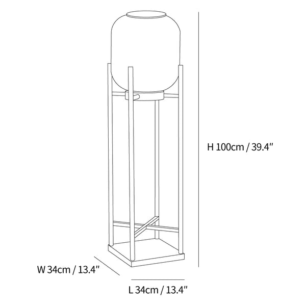 Bright Solar Garden Lamp Stainless Steel Glass