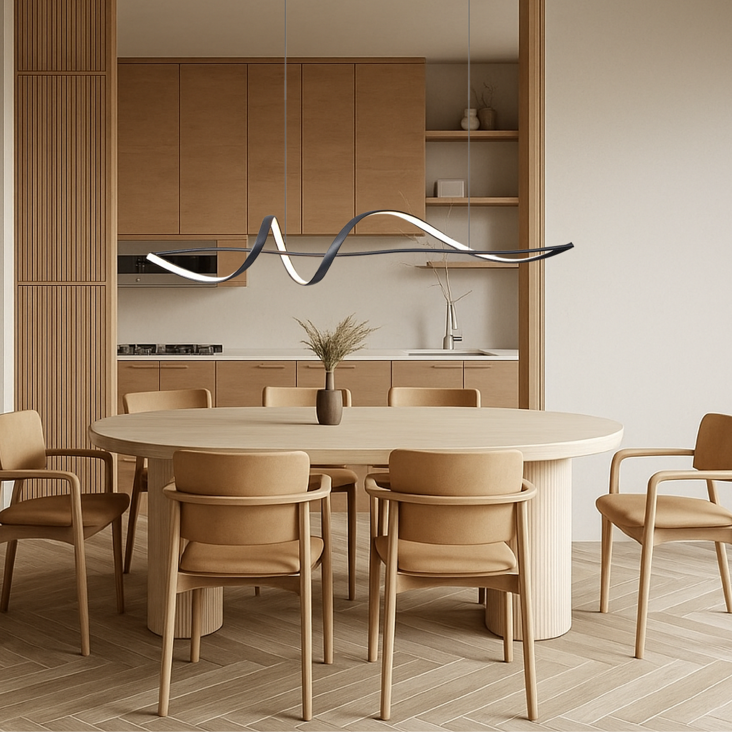 Klaren | Aurora-Inspired Modern Pendant Lamp for Ambient Lighting 2