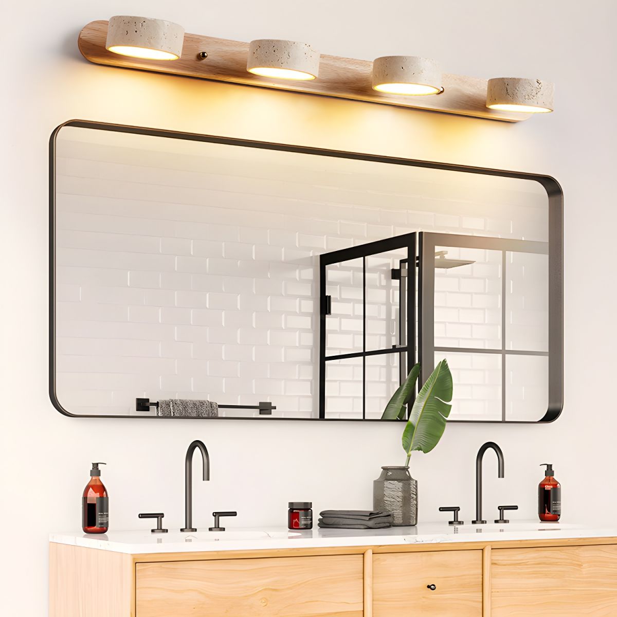 Klaro | Elegant Travertine Wall Lamp for Modern Interiors 6