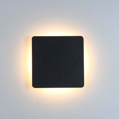 Simple Outdoor LED Wall Light, Black or White