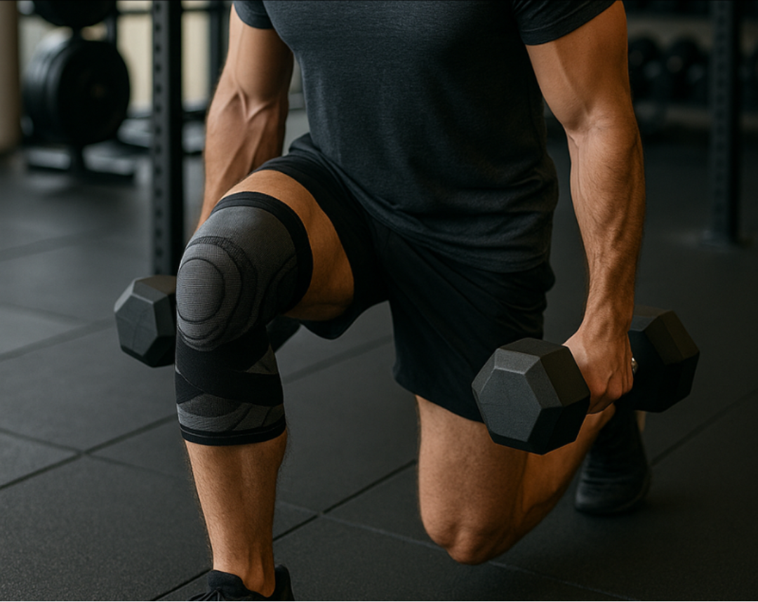 KneeGuard | Supportive Flexible Compression Knee Brace 3