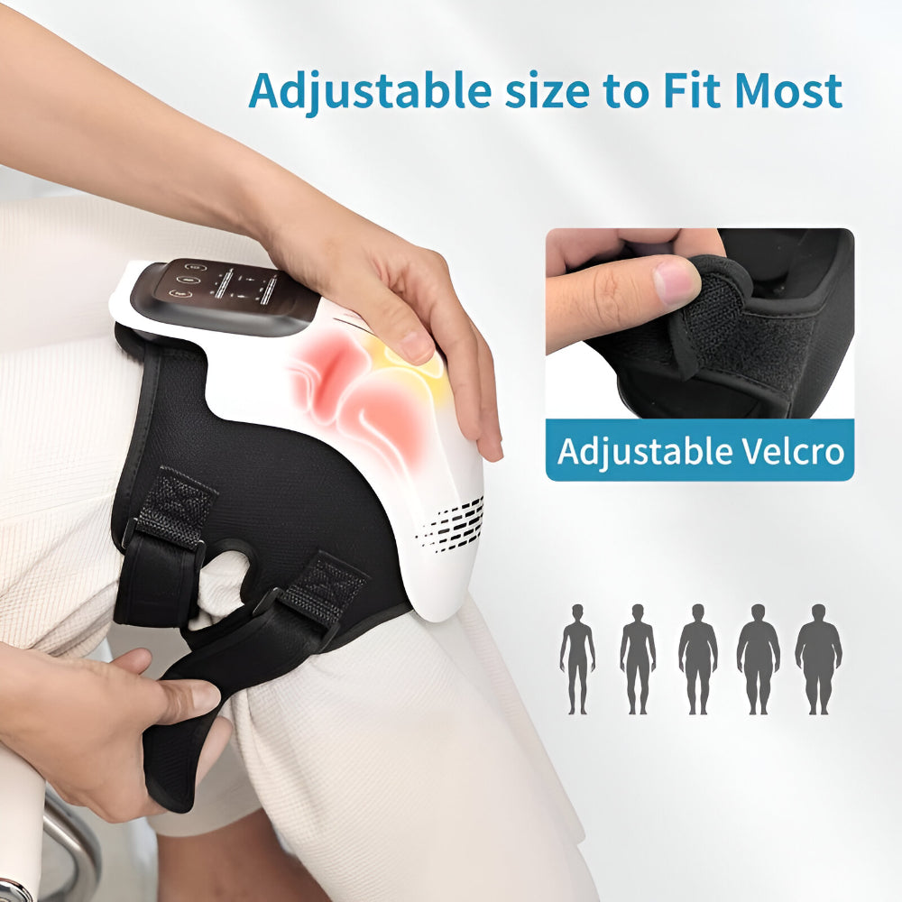 Warm Knee Massager with Adjustable Compression Therapy