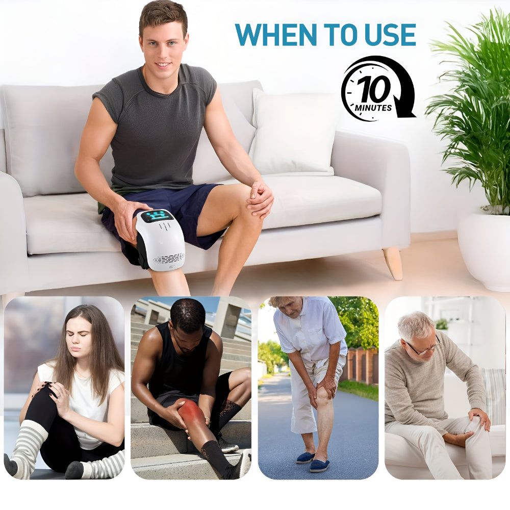 Warm Knee Massager with Adjustable Compression Therapy