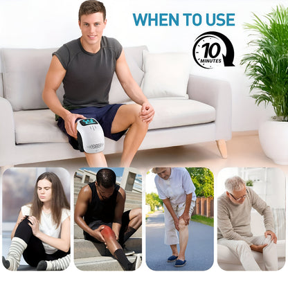 Warm Knee Massager with Adjustable Compression Therapy