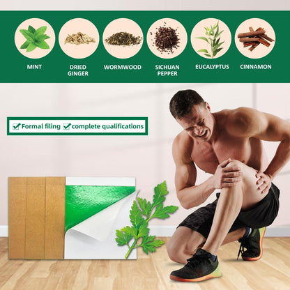 Knee Pain Relief Patch - FitMe 180 PCS Knee Pain Relief Patches Wormwood Sticker Neck Waist Joint Ache Pads 5