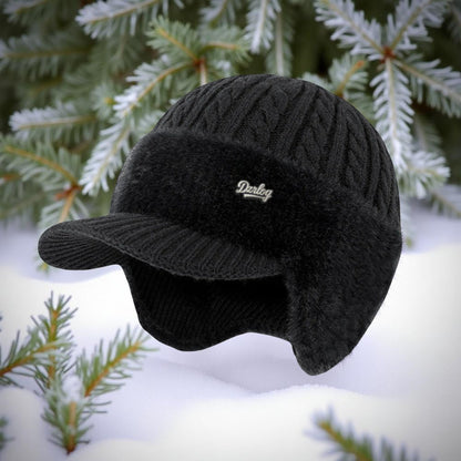 Warm Fleece Trapper Hat with Ear Flaps