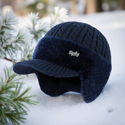 Warm Fleece Trapper Hat with Ear Flaps