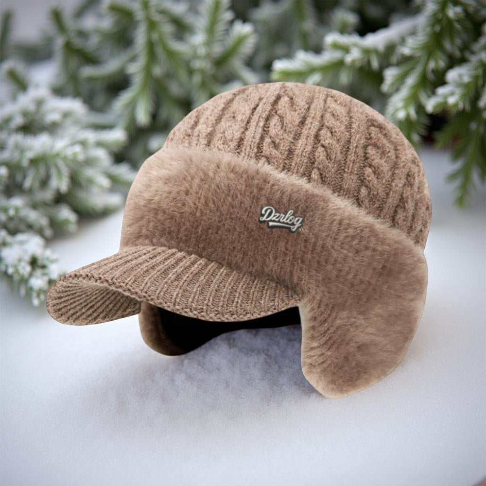 Warm Fleece Trapper Hat with Ear Flaps