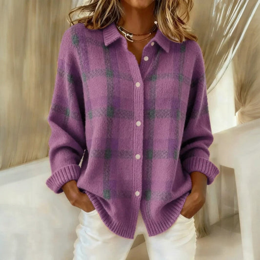 Relaxed Fit Open Cardigan Long Sleeve Button Down - Lusomart