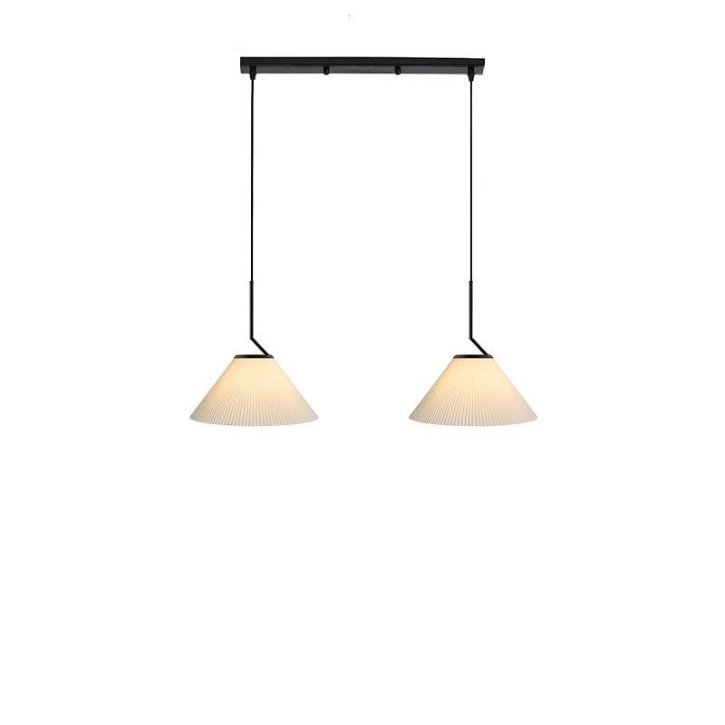 Creamy Fabric Shade Pendant Ceiling Light
