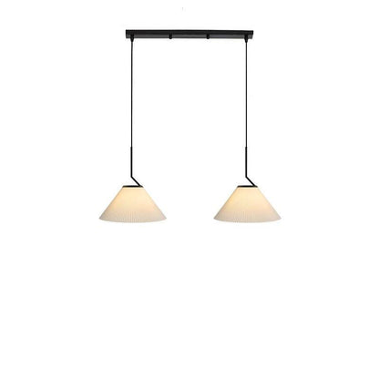 Creamy Fabric Shade Pendant Ceiling Light