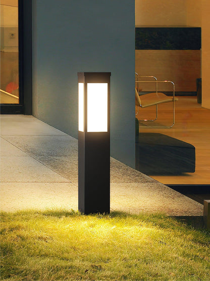 Contemporary Garden Bollard Lamp – Robust Water-Resistant