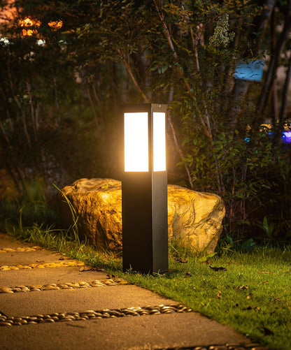 Contemporary Garden Bollard Lamp – Robust Water-Resistant