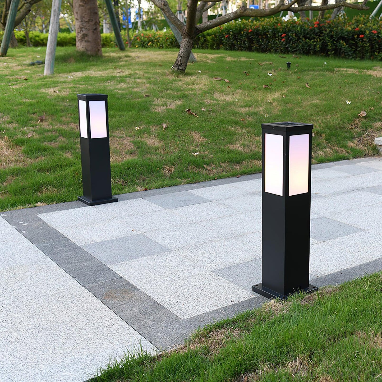 Contemporary Garden Bollard Lamp – Robust Water-Resistant