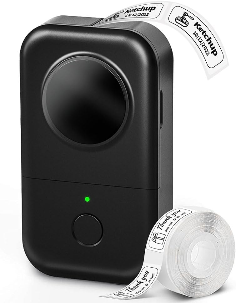 Compact Portable Wireless Label Printer Home Use - Lusomart