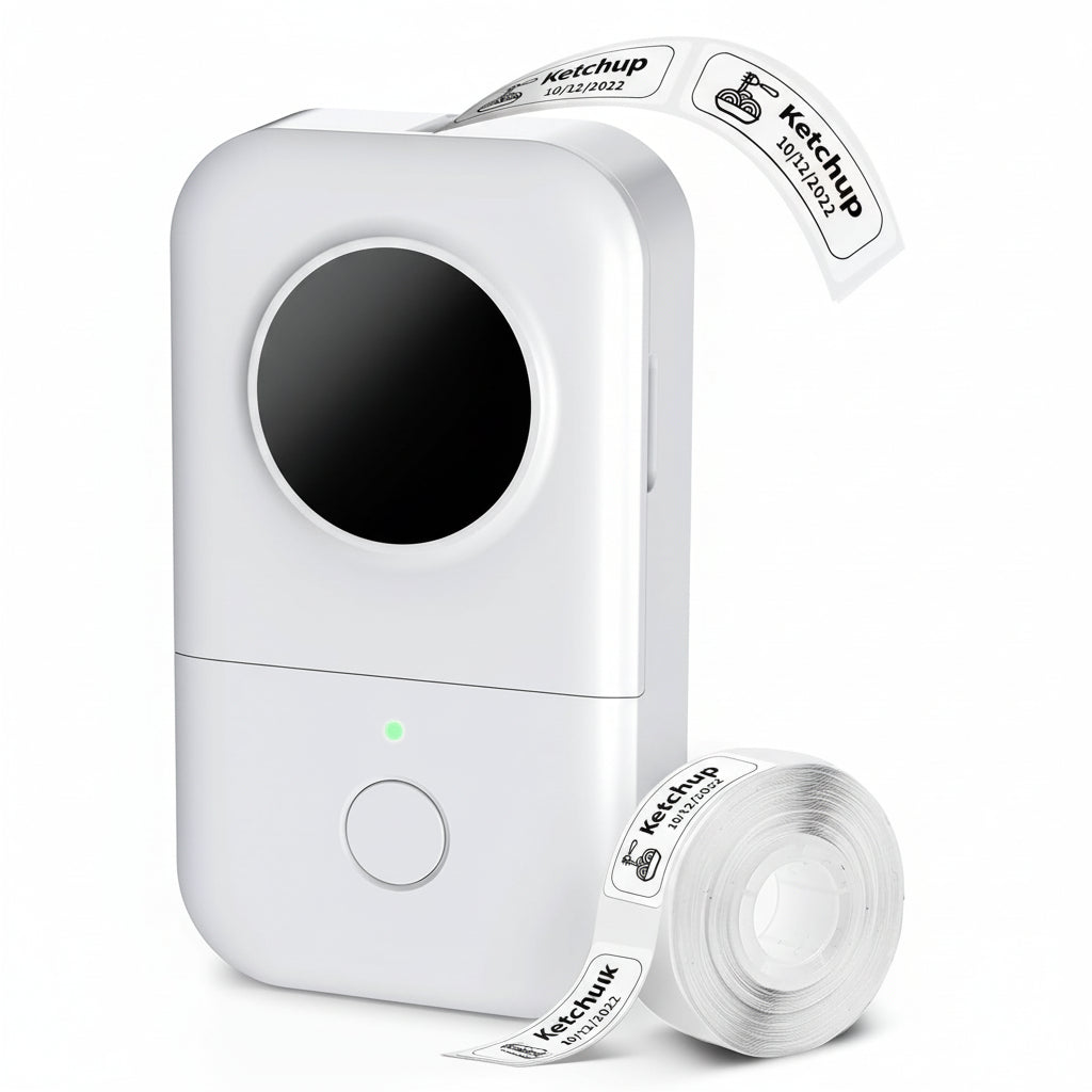 Compact Portable Wireless Label Printer Home Use
