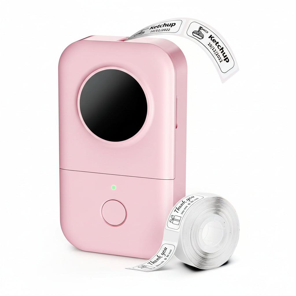 Compact Portable Wireless Label Printer Home Use