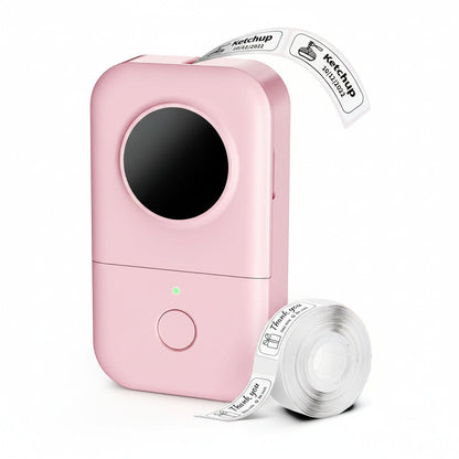 Compact Portable Wireless Label Printer Home Use